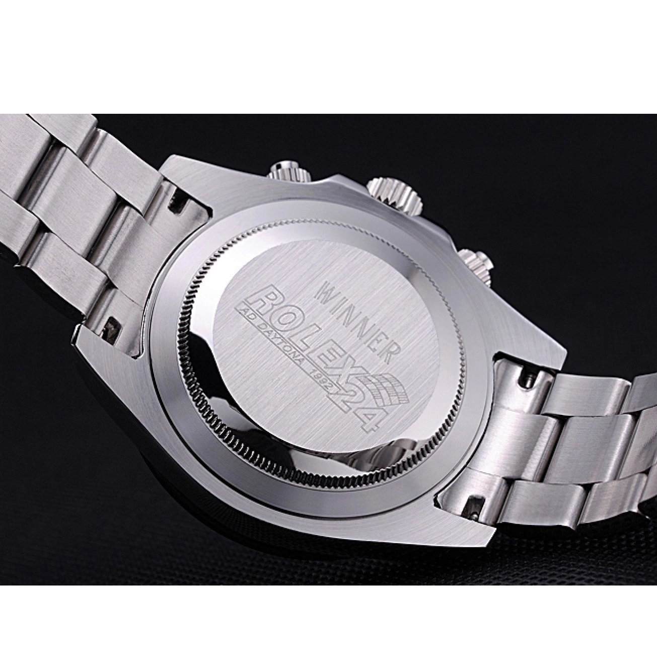 AAA Replica Watches Stainless Dial Bracelet Cosmograph Steel Rolex Black Daytona 622543 0604